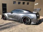 Nissan GT-R in Grey by Liberty Walk and RACE! 2017 года